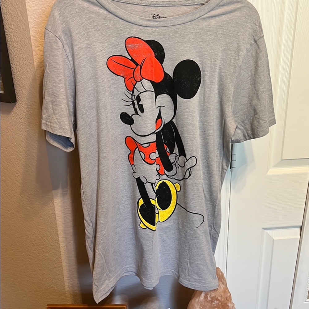 Disney Minnie Mouse Gray T-Shirt